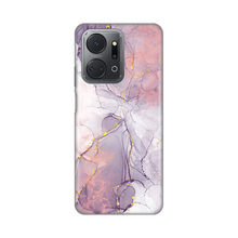 PRINT silikonska futrola - Huawei Honor X7a Pink Marble.