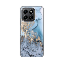 PRINT silikonska futrola - Huawei Honor X6b Blue Gold Marble.