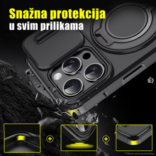 Zastitna futrola CamShield Ring stand - Samsung Galaxy S23 Ultra crna.