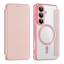 Zastitna futrola Magsafe Lux bi fold (na preklop) - Samsung S941 Galaxy S26 roze.