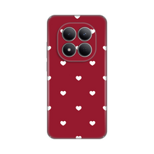 PRINT silikonska futrola skin (ultra tanka) - Xiaomi Redmi Note 15 Pro 5G Burgundy Hearts.