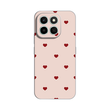 PRINT silikonska futrola - Huawei Honor X6c Beige Hearts.