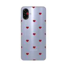 PRINT silikonska futrola - Samsung A075F Galaxy A07 Red Hearts.