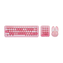Combo mis i tastatura Coteci 84019 pink.