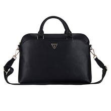 Torba - laptop Guess Bag Grained Triangle Logo 15" crna (GUCB15PGTSPSK).
