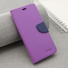 Zastitna futrola bi fold (na preklop) MERCURY - Huawei Honor X7d/Honor Smart 400 4G ljubicasta (MS).