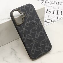 Zastitna futrola MONOGRAM MagSafe - iPhone 16 (6.1) crna (MS).