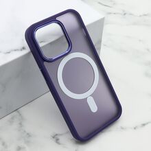 Zastitna futrola SILKY MAGSAFE II - iPhone 15 Pro (6.1) ljubicasta (MS).