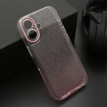 Zastitna futrola OMBRE GLITTER - iPhone 17 roze (MS).