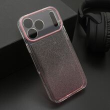 Zastitna futrola OMBRE GLITTER - iPhone 17 Pro Max (6.9) roze (MS).