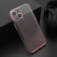 Zastitna futrola OMBRE GLITTER - iPhone 13 (6.1) roze (MS).