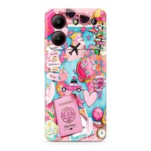 PRINT CLEAR silikonska futrola skin (ultra tanka) - ZTE Blade A54 SP029 (MS).