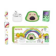 KARLER BASS K718-Combo set (mini watch, konzola, TWS Bluetooth Slusalice + Zastitna futrola - slusalice Avocado) (MS).