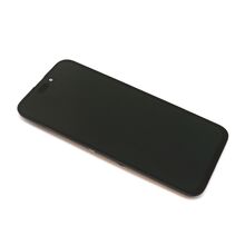 LCD ekran (displej) - iPhone 15 Plus + Touch screen crni HARD OLED 60HZ Support IC removable (MS).