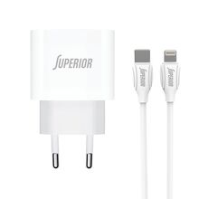 Kucni punjac Comicell Superior CO-DC56 Fast PD 20W 3A Type C na Lightning beli (CERT) (MS).