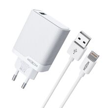 Kucni punjac Moxom MX-HC292 USB A na lightning 18W beli (MS).