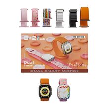 KARLER BASS K10-Combo set (2 x smart watch, 8 narukvica ) narandzasti (MS).