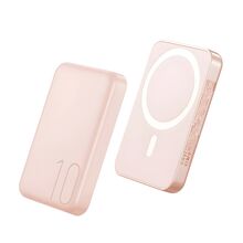Back Up baterija (univerzalna) MagSafe REMAX Usion RPP-65 PD20W + wireless 15W 10000mAh roze (MS).