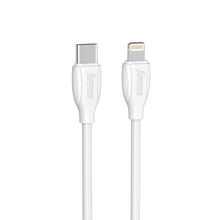 USB data kabl Comicell Superior CO-BX19 Fast 20W 3A Type C na Lightning 1m beli (MS).