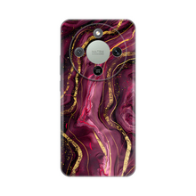 PRINT silikonska futrola - Huawei Honor Magic 8 Lite Burgundy.