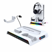 iPega PG-P5S006 vertikalni multifunkcionalni Drzac - PS5 slim/PRO RGB beli.