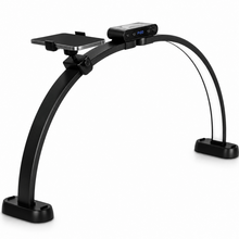 Stona LED lampa Half moon crna.