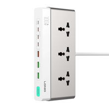 Produzni kabl LDNIO SC3 10-IN-1 3 uticnice 4xPD 3xUSB GaN 65W Total Power 100W 2m.