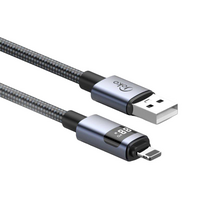 Data kabl KONFULON DL93, LCD ekran (displej) Display, USB na iPhone lightning 1m.