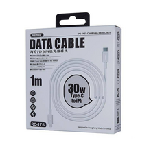 Data kabl REMAX RC-175i PD 30W iPhone Type C na iPhone lightning beli 1m.