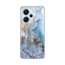PRINT silikonska futrola - Xiaomi Redmi Note 13 Pro Plus Blue Gold Marble.