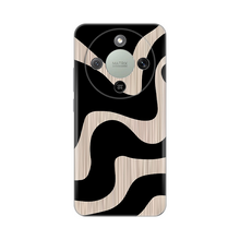 PRINT silikonska futrola skin (ultra tanka) - Huawei Honor Magic 8 Lite crni Flow.