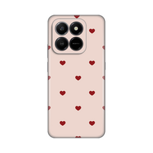 PRINT silikonska futrola - Honor X7d 4G/400 Smart 5G Beige Hearts.