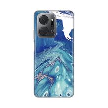 PRINT silikonska futrola - Huawei Honor X7a Blue Marble.