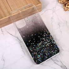 Zastitna silikonska futrola Glitter - Samsung A256 Galaxy A25 5G crna.