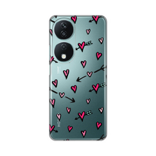 PRINT silikonska futrola skin (ultra tanka) - Huawei Honor X7b Heart Pattern.