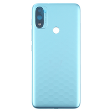 Poklopac - Motorola Moto E20 Blue + staklo kamere (NO LOGO).