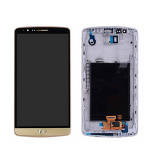LCD ekran (displej) - LG G3/D855+touch screen zlatni+frame.