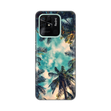 PRINT silikonska futrola skin (ultra tanka) - Xiaomi Redmi 10C Palm tree.