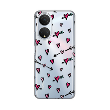 PRINT silikonska futrola skin (ultra tanka) - Huawei Honor X7 Heart Pattern.