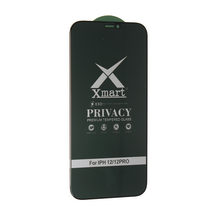 Zastitno staklo Tempered glass (zastitno staklo za ekran) X mart 9D Privacy - iPhone 12/12 Pro 6.1.