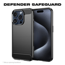 Zastitna futrola Defender Safeguard - iPhone 16 Pro Max 6.9 crna.