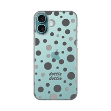 PRINT silikonska futrola skin (ultra tanka) - iPhone 16 Plus Dottie Dottie Gray.