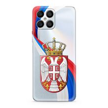 PRINT CLEAR silikonska futrola skin (ultra tanka) - Huawei Honor X8 SRB12 (MS).