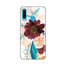 PRINT silikonska futrola - Huawei P30 Lite Purple Flower.