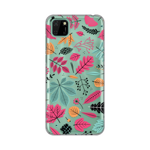 PRINT silikonska futrola skin (ultra tanka) - Huawei Y5p/Honor 9S Colorful Leaves.