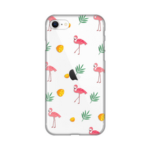 PRINT silikonska futrola skin (ultra tanka) - iPhone 7/8/SE (2020)/SE (2022) Flamingos.