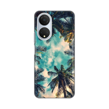 PRINT silikonska futrola skin (ultra tanka) - Huawei Honor X7 Palm tree.