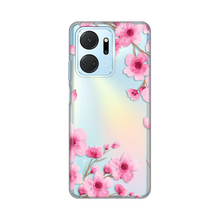 PRINT silikonska futrola skin (ultra tanka) - Huawei Honor X7a Rose flowers.