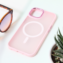 Zastitna futrola Magsafe colorful - iPhone 14 roze.