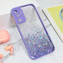 Zastitna futrola okvir Glitter - Samsung A245 Galaxy A24 4G ljubicasta.